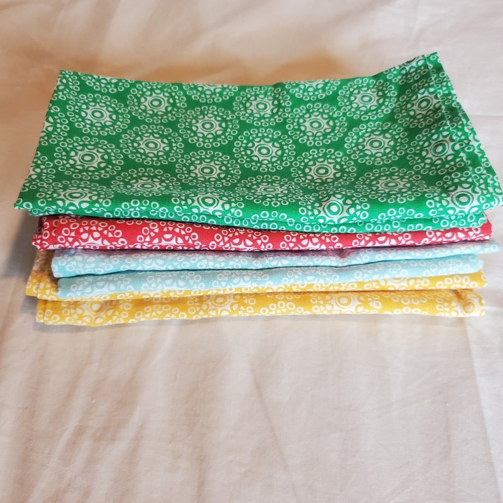 Pioneer Woman Hyacinth Cloth Napkins Set of 8 Mandala 18x18 Cotton Mix
